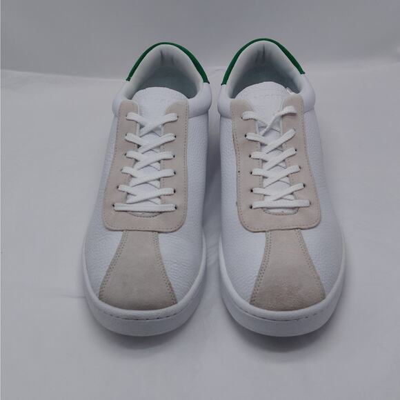 Lacoste Mens Sneakers Size 12 White Leather Suede Low Top Preppy Streetwear Y2K - Picture 3 of 11